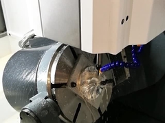 Metal de alta precisão 5 eixos CNC Machining aço inoxidável latão Alumínio Motor Housing