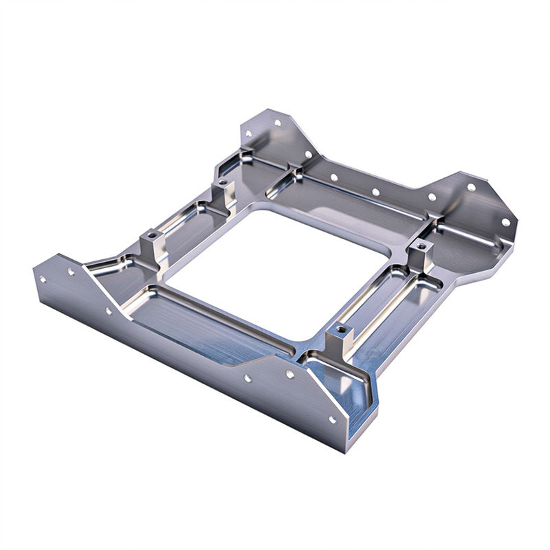 Aluminum Alloy CNC Milling Parts High Precision CNC Machining Aerospace Structural Parts Aluminum Bracket
