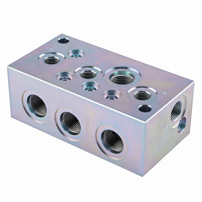 Bloco de válvula hidráulica de torneamento CNC