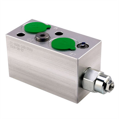 Excavadora Hidráulica Manifold Powder Coating Anodizado Sol válvulas de cartucho hidráulico