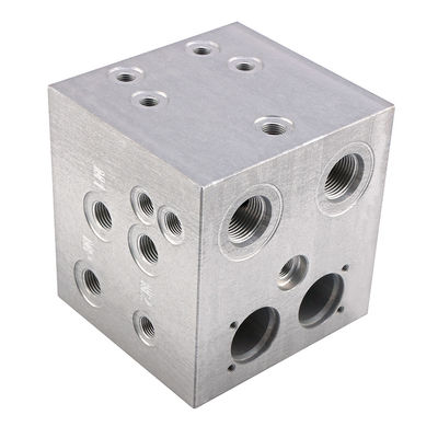 Alumínio Válvula Hidráulica Manifold Bloco CNC torneamento de fresagem para máquinas industriais