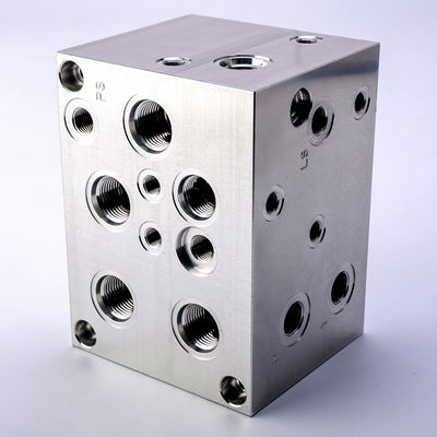 Valva de controlo de fluxo de bloco de manifold hidráulico de ferro fundido