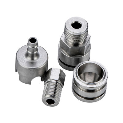 Partes de liga de titânio de aço inoxidável de metal Partes de liga de alumínio de CNC Serviços de torneamento e fresagem