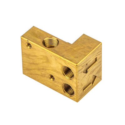 Partes de latão CNC de alta precisão Partes de fresagem de máquinas CNC personalizadas
