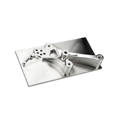 Peças de fresagem CNC de aço inoxidável de fabricação de precisão de suporte de motocicleta com certificação ISO9001 2015 e superfície de pintura