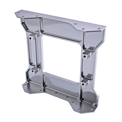 Peças de fresagem CNC em liga de alumínio Peças de usinagem CNC de alta precisão Peças estruturais aeroespaciais Suporte de alumínio