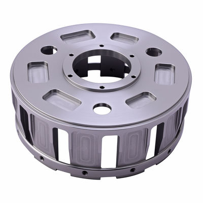 Peças de Processamento Composto de Torneamento e Fresagem CNC em Aço Inoxidável, Prototipagem Rápida para Carcaça da Embreagem do Motor